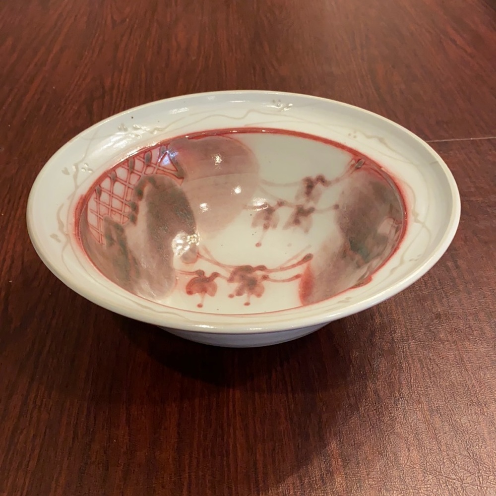 Handmade pottery bowl